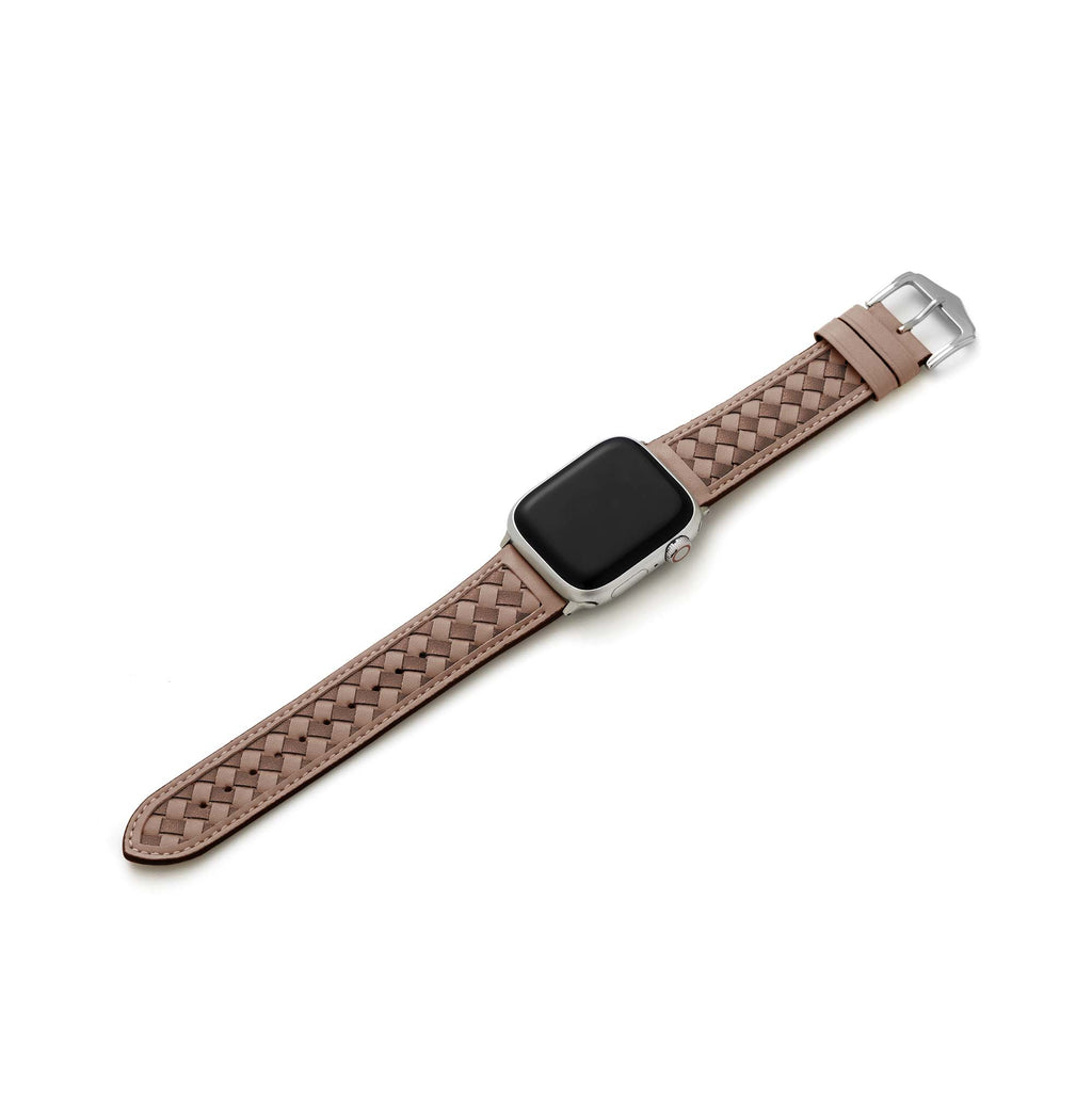 Braided Leather Watch Band for Apple Watch