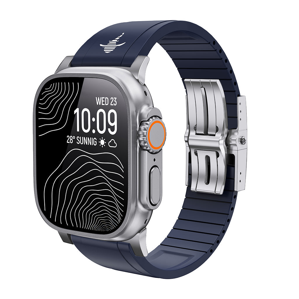 The Shark ¡ª Fine Watchmaking Grade FKM Apple Watch Band