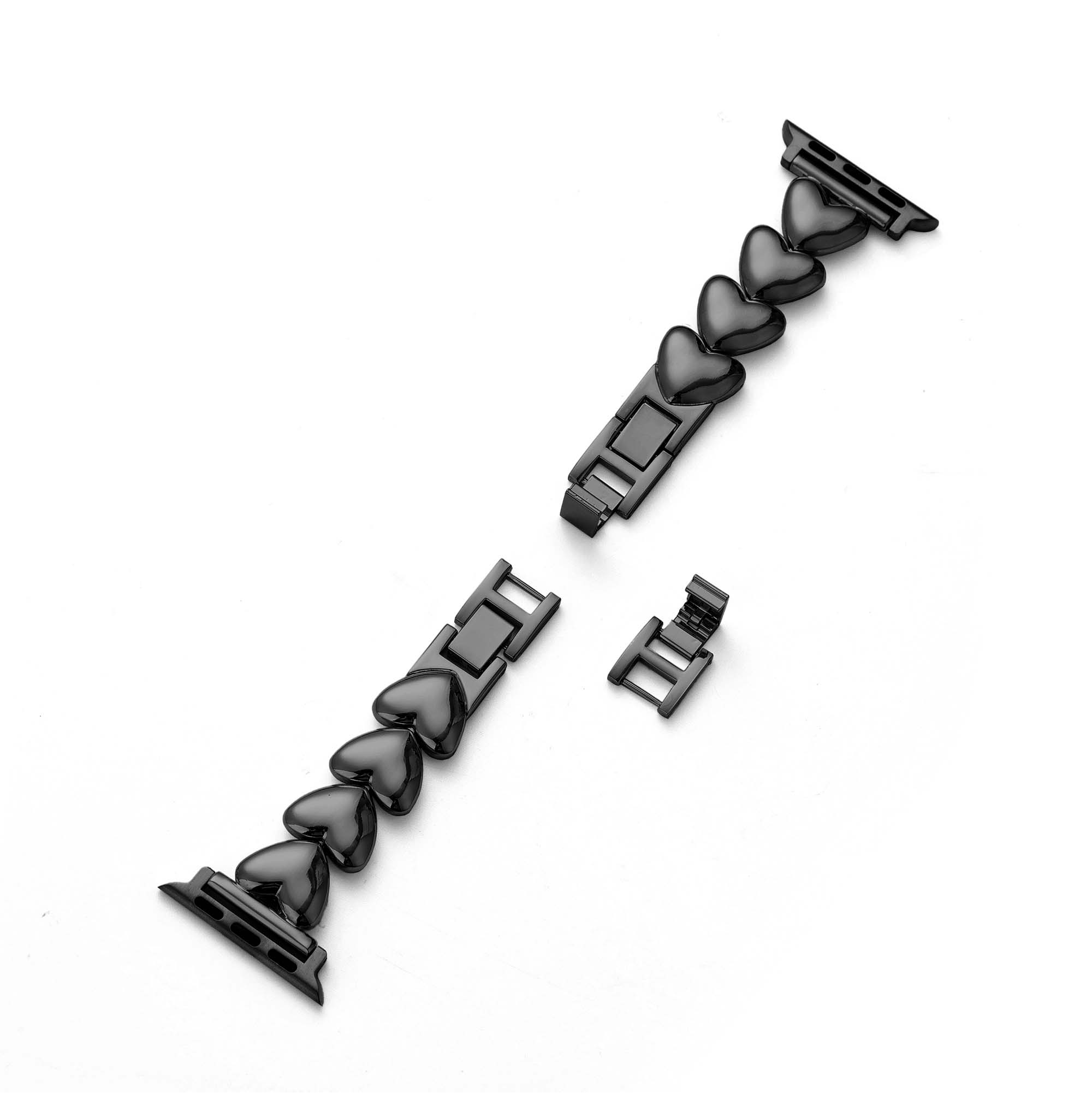 Polished Love Metal Watch Band for Apple Watch