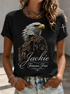 Brave The Storm Jackie Fly Free Oatmeal Graphic T Shirt