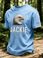 Men'S Forever Over Big Bear, Fly Free Jackie Printed Short-Sleeve T-Shirt
