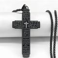 Cross Bible Verse Christian Necklace