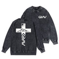 God Is Greater Than The Highs And Lows Christian Washed Sweatshirt