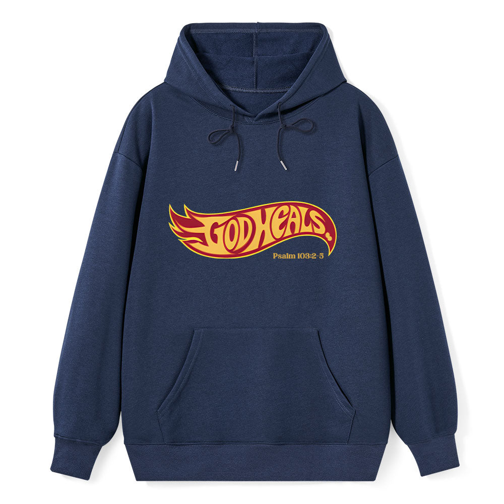 God Heals Classic Christian Hoodie