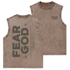 Fear God Christian Washed sleeveless Tee