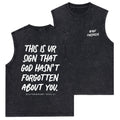Not Forsaken Christian Washed sleeveless Tee