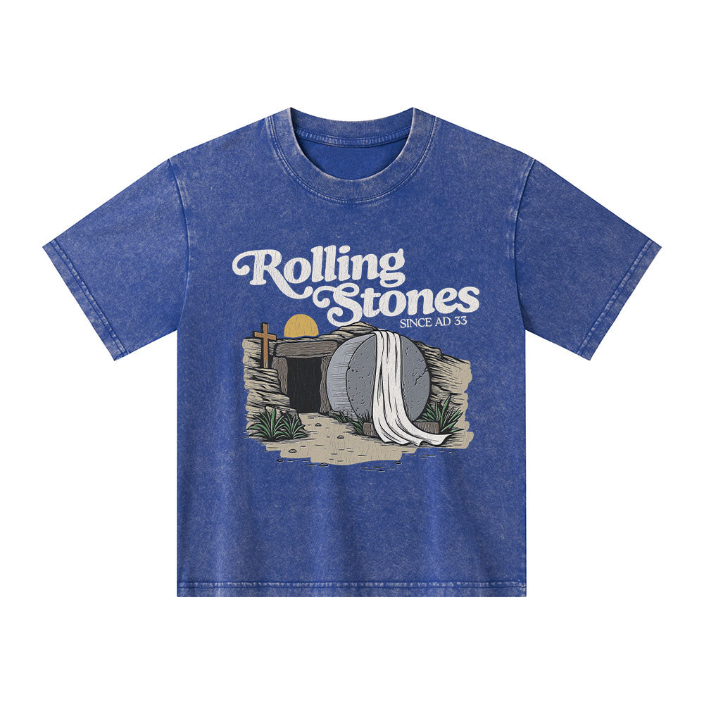 The Stone Was Rolled Away Kid Washed T-Shirt