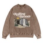 The Stone Was Rolled Away Christian Washed Sweatshirt