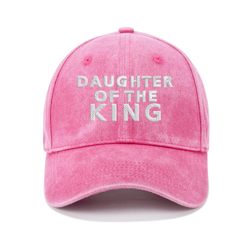 Daughter Of The King Christian Washed Hat
