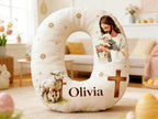 He Is My Shepherd Irregular Short Plush Pillow