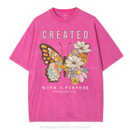 Created With A Purpose Christian Washed T-Shirt