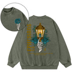 For You Were Formerly Darkness Christian Washed Sweatshirt