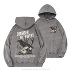 Consider The Ravens Christian Washed Hoodie