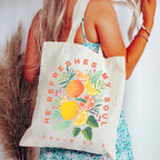 He Refreshed My Soul Christian Canvas Tote Bag