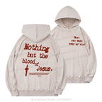 Nothing About The Blood Of Jesus Christian Washed Hoodie