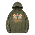 YHWH Floral Christian Washed Hoodie