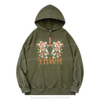 YHWH Floral Christian Washed Hoodie