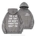 Not Forsaken Christian Washed Hoodie