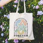 Give Thanks To The Lord For He Is Good Christian Canvas Tote Bag