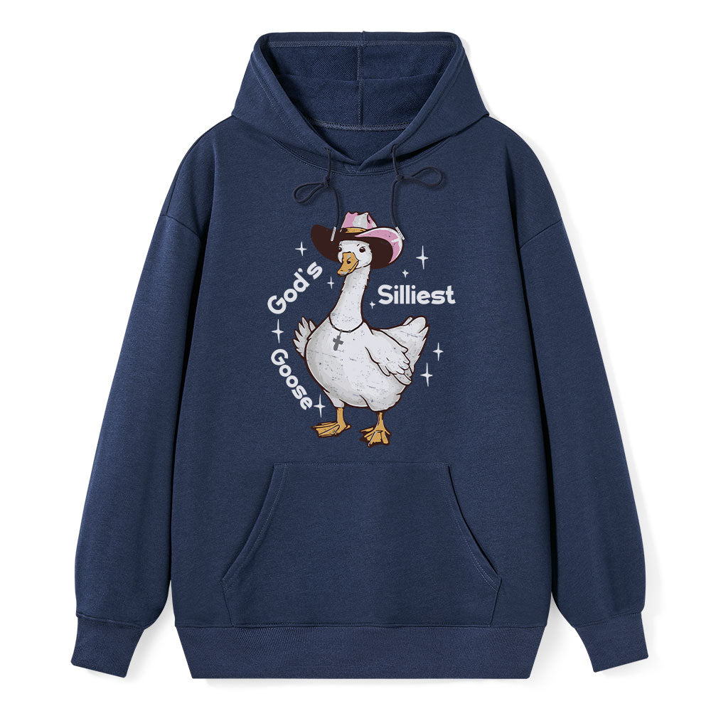 God's Silliest Goose Classic Christian Hoodie