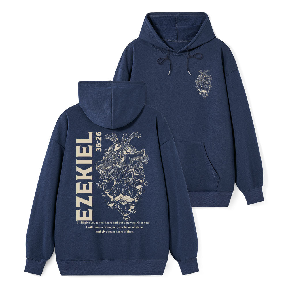 I Will Give You A New Heart And Put A New Spirit Classic Christian Hoodie