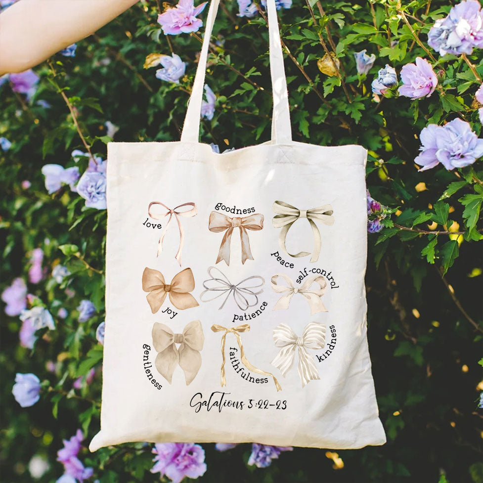Love And Goodness Christian Canvas Tote Bag
