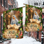Jesus Is the Reason for the Season Christmas Flag