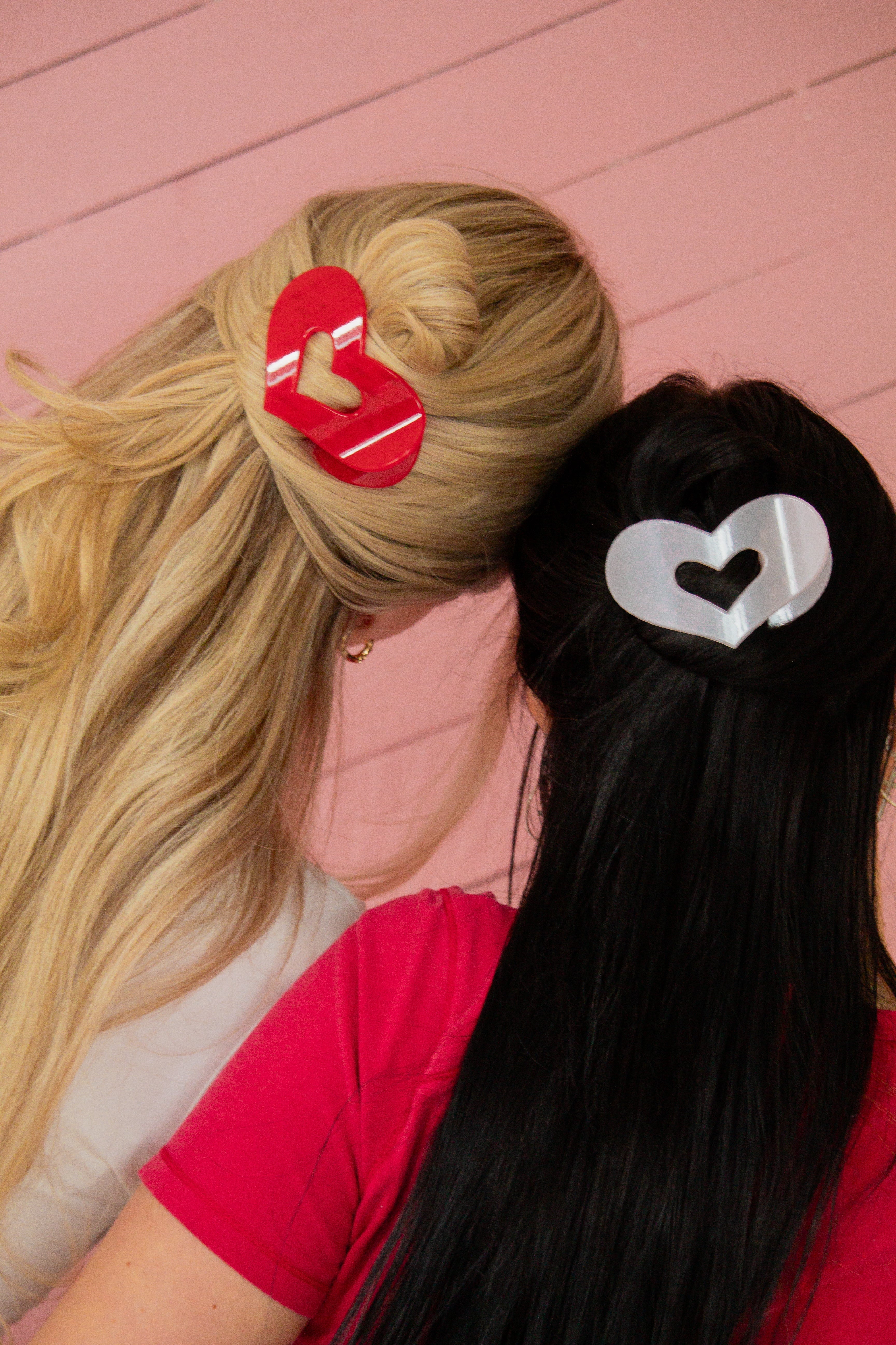 Flat Heart Claw Clip