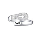 Faith Cross Ring