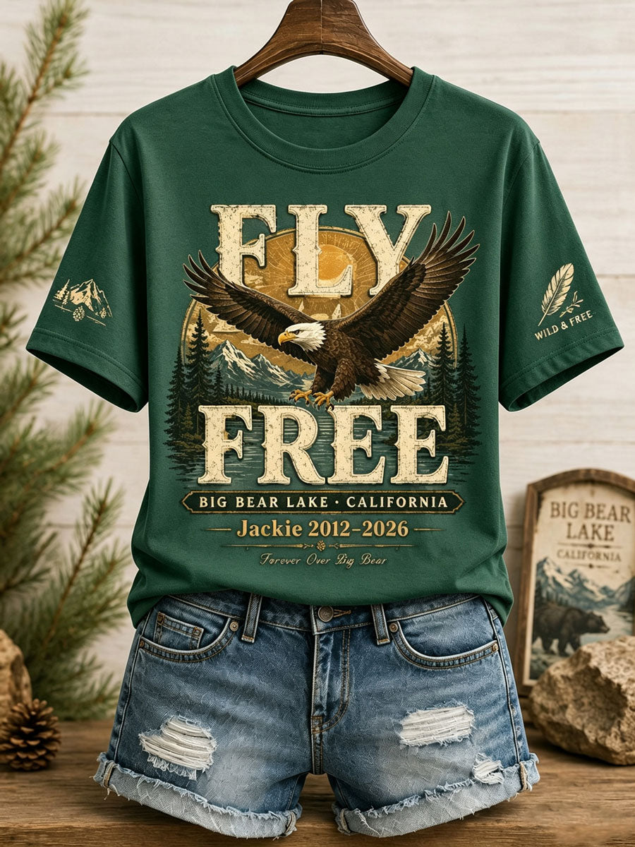 Women's Fly Free Jackie Print Tee
