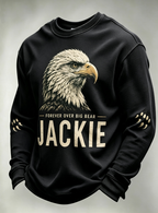 Men'S Fly Free Jackie Print Casual Sweatshirt