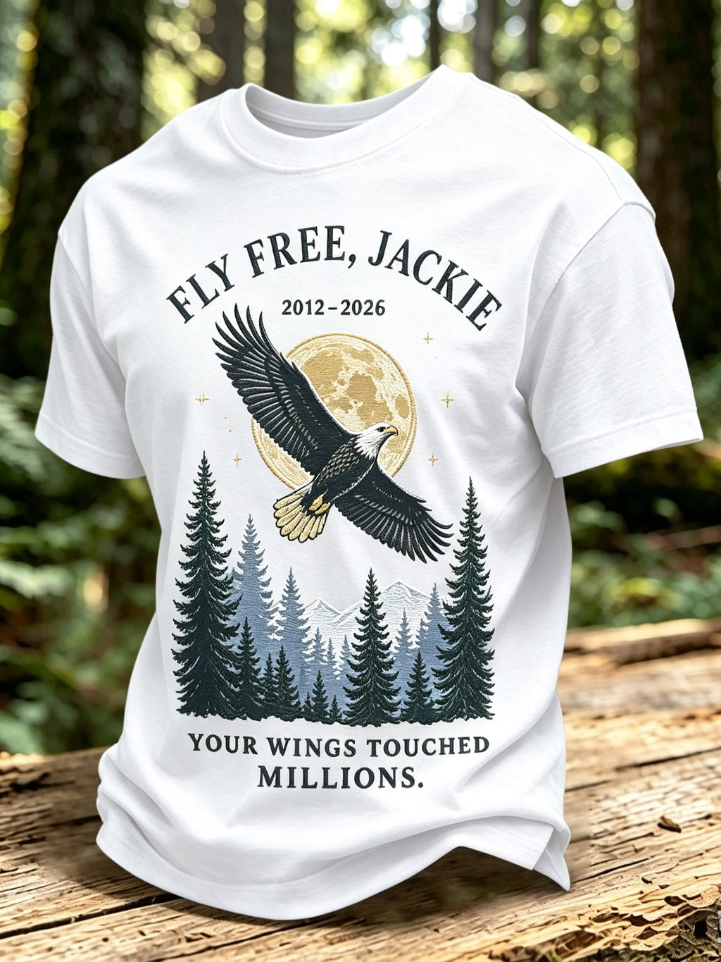 Men's Jackie Forever Our Queen Print T-shirt