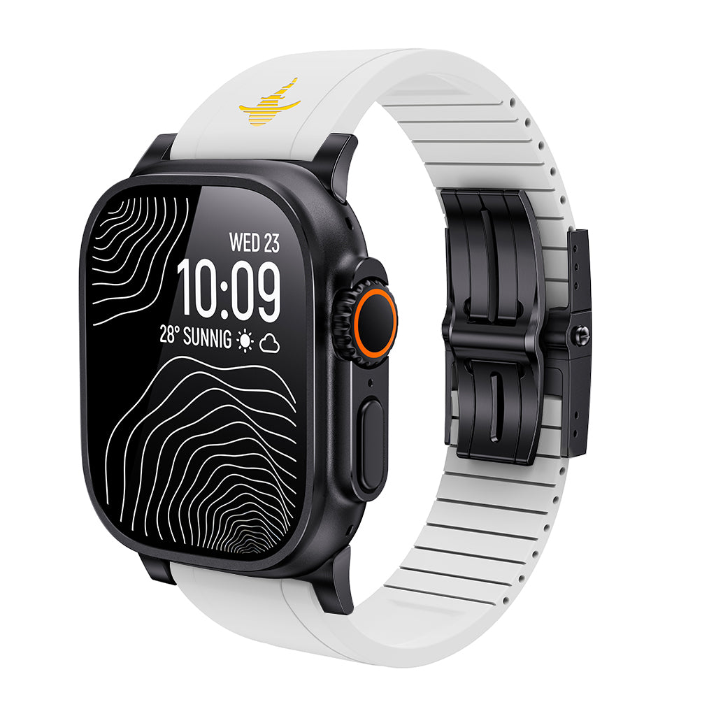 The Shark ¡ª Fine Watchmaking Grade FKM Apple Watch Band