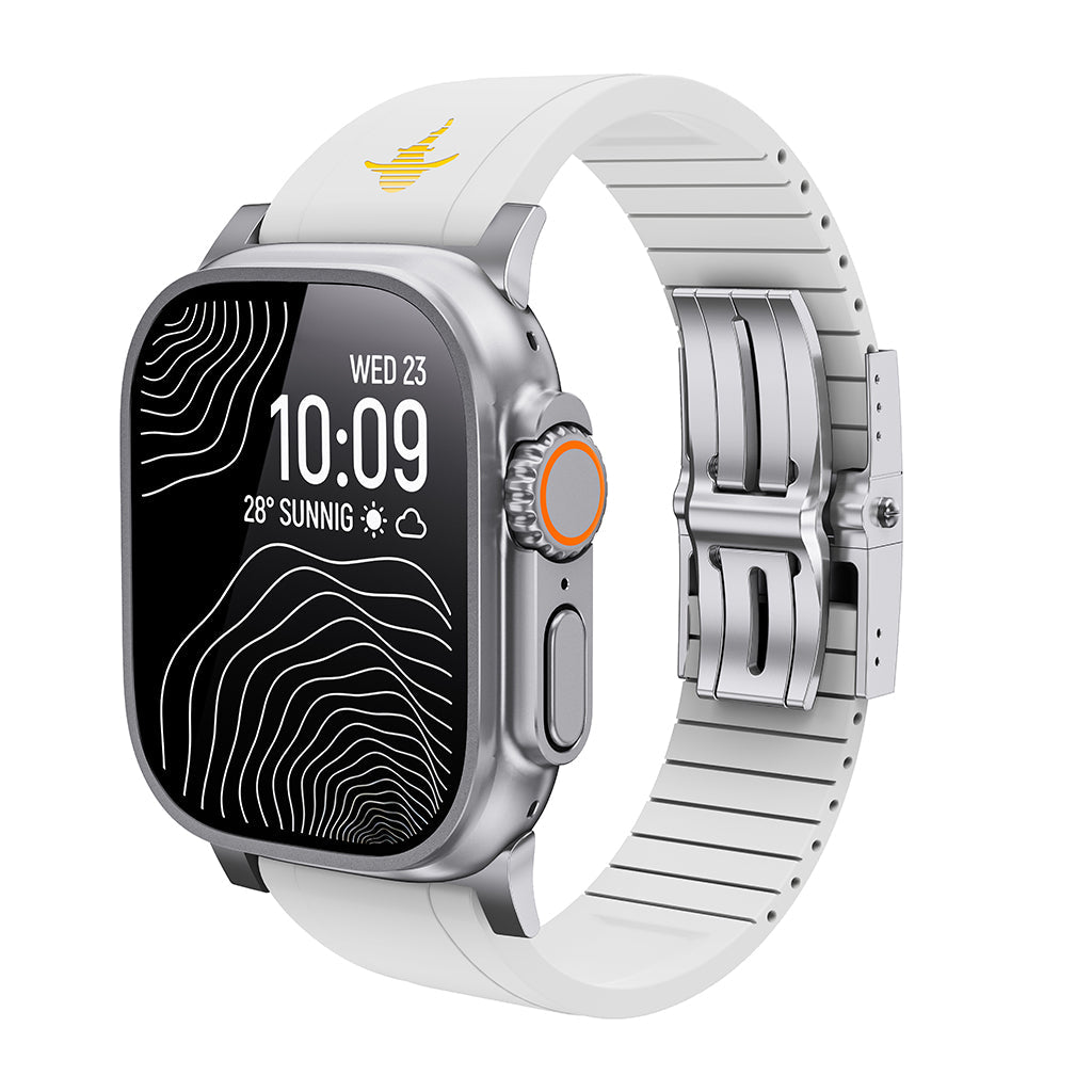 The Shark ¡ª Fine Watchmaking Grade FKM Apple Watch Band