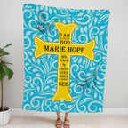 I Am a Child of God Custom Name Blanket