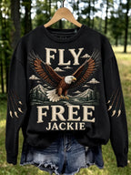 Women's Fly Free Jackie Print Sweatshirt