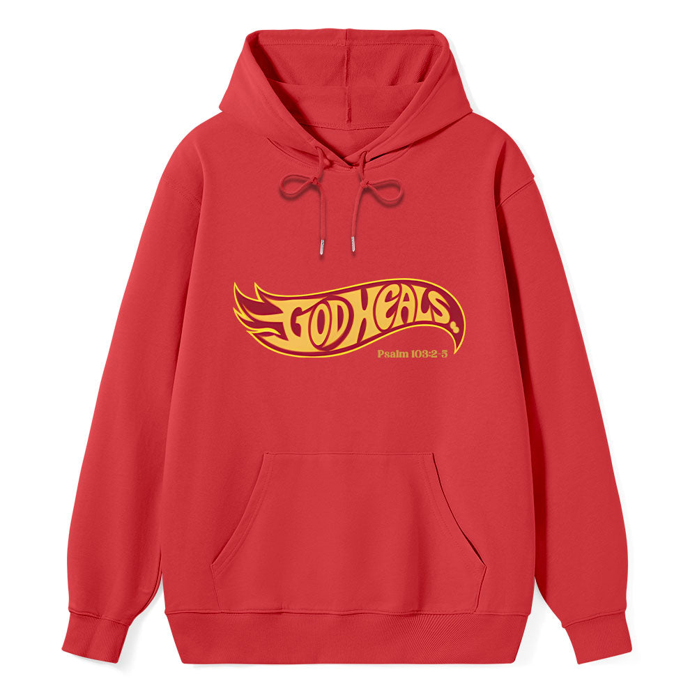 God Heals Classic Christian Hoodie