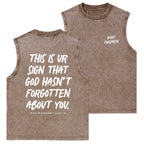 Not Forsaken Christian Washed sleeveless Tee