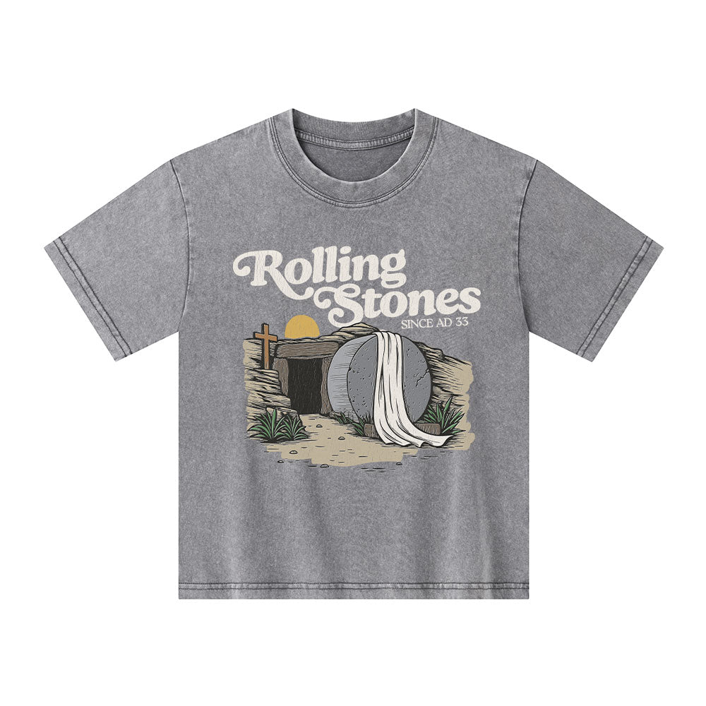 The Stone Was Rolled Away Kid Washed T-Shirt