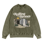 The Stone Was Rolled Away Christian Washed Sweatshirt
