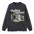 The Stone Was Rolled Away Christian Washed Long Sleeve T-Shirt