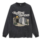 The Stone Was Rolled Away Christian Washed Long Sleeve T-Shirt