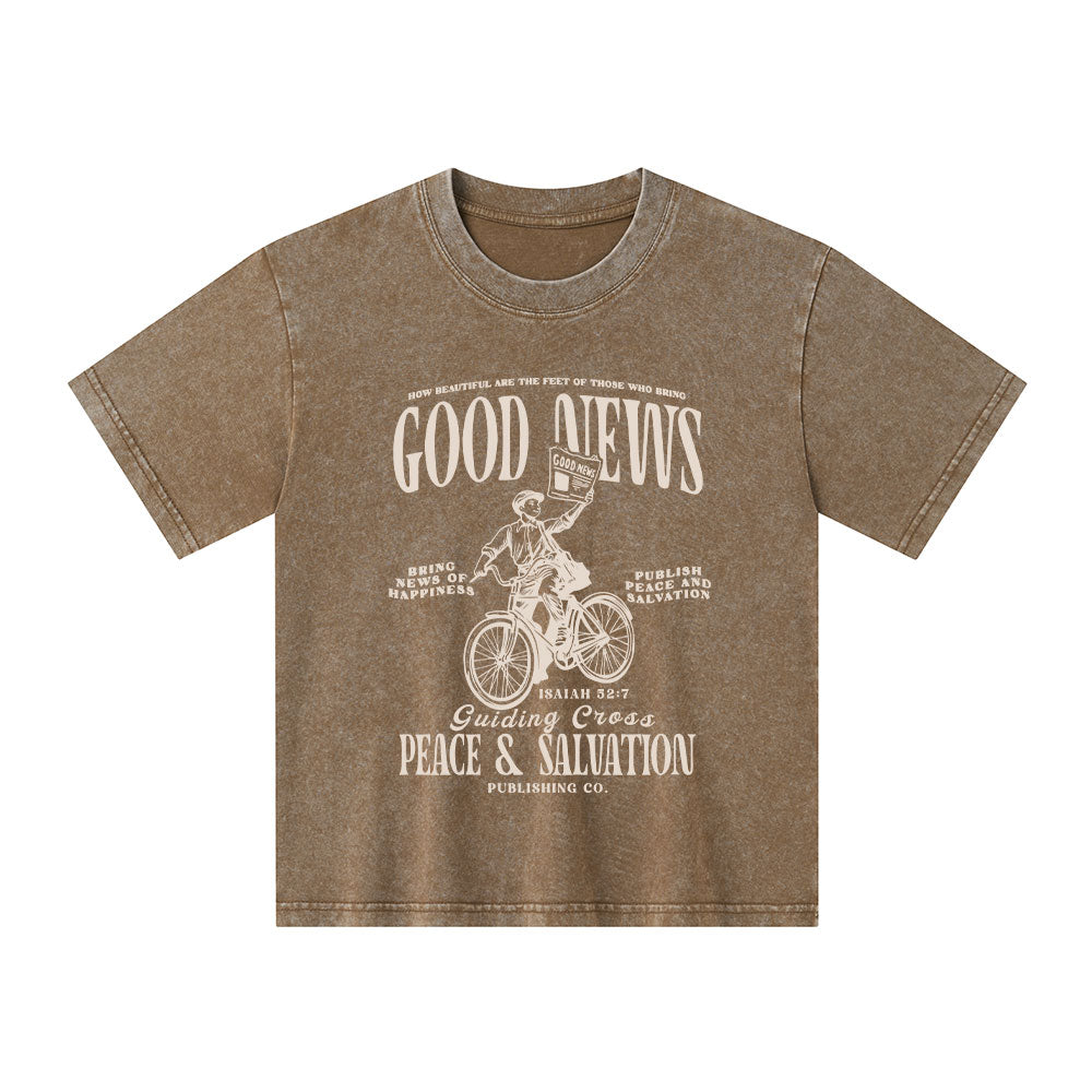 Good News Kid Washed T-Shirt