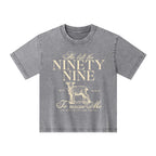 He Left The 99 To Rescues Me Kid Washed T-Shirt