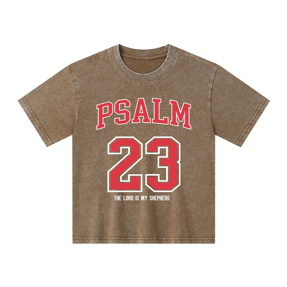 Psalm 23 Kid Washed T-Shirt