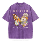 Created With A Purpose Christian Washed T-Shirt
