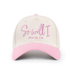 So Will I Christian Trucker Hat
