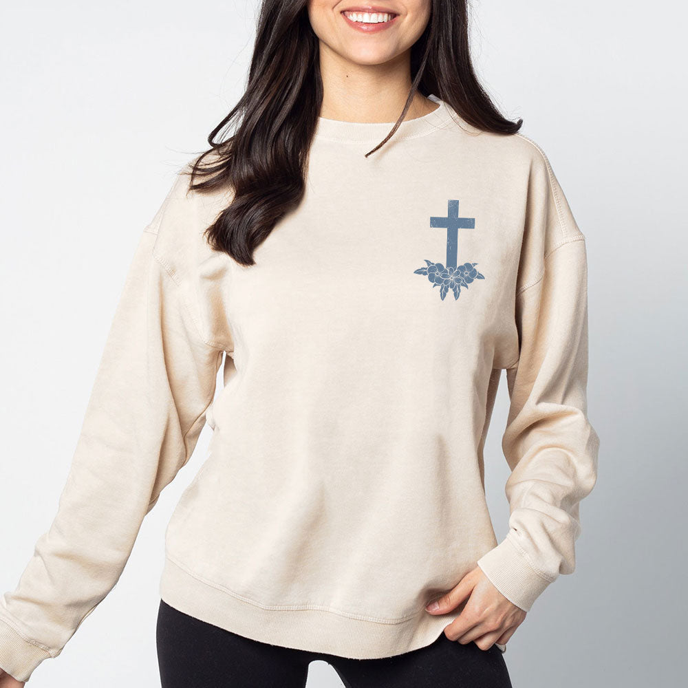 Stay Salty Christian Washed Sweatshirt