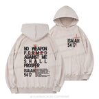 No Weapon Christian Washed Hoodie