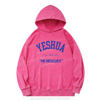Yeshua He Rescues Christian Washed Hoodie